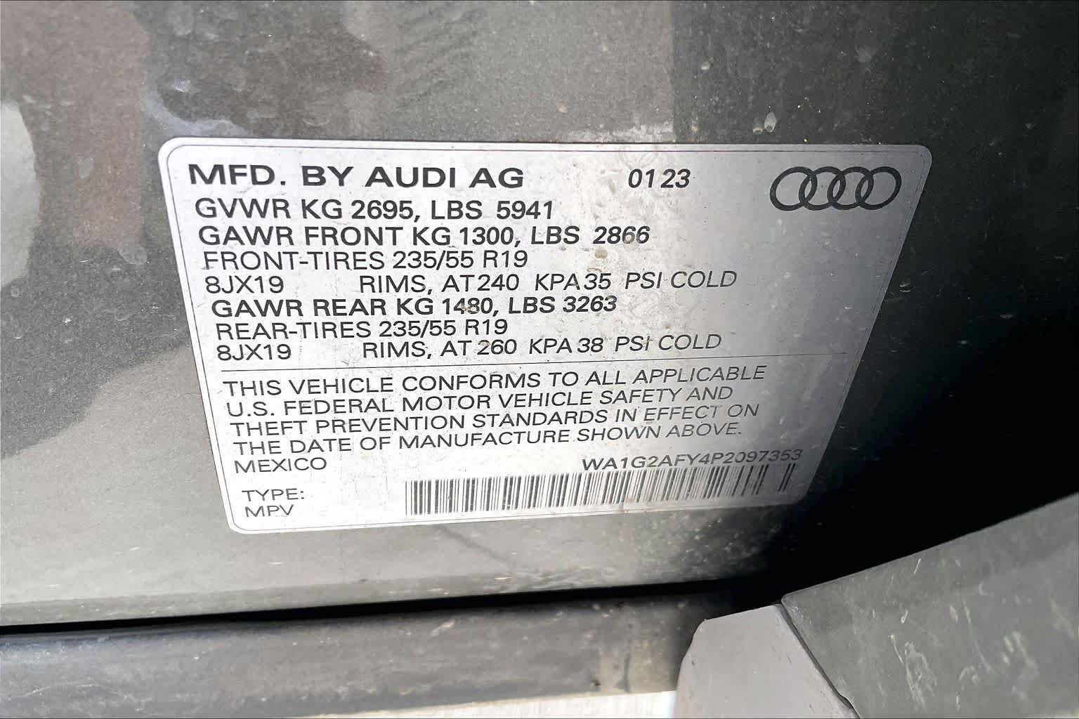 Used 2023 Chronos Gray Metallic Audi S line Premium image 34