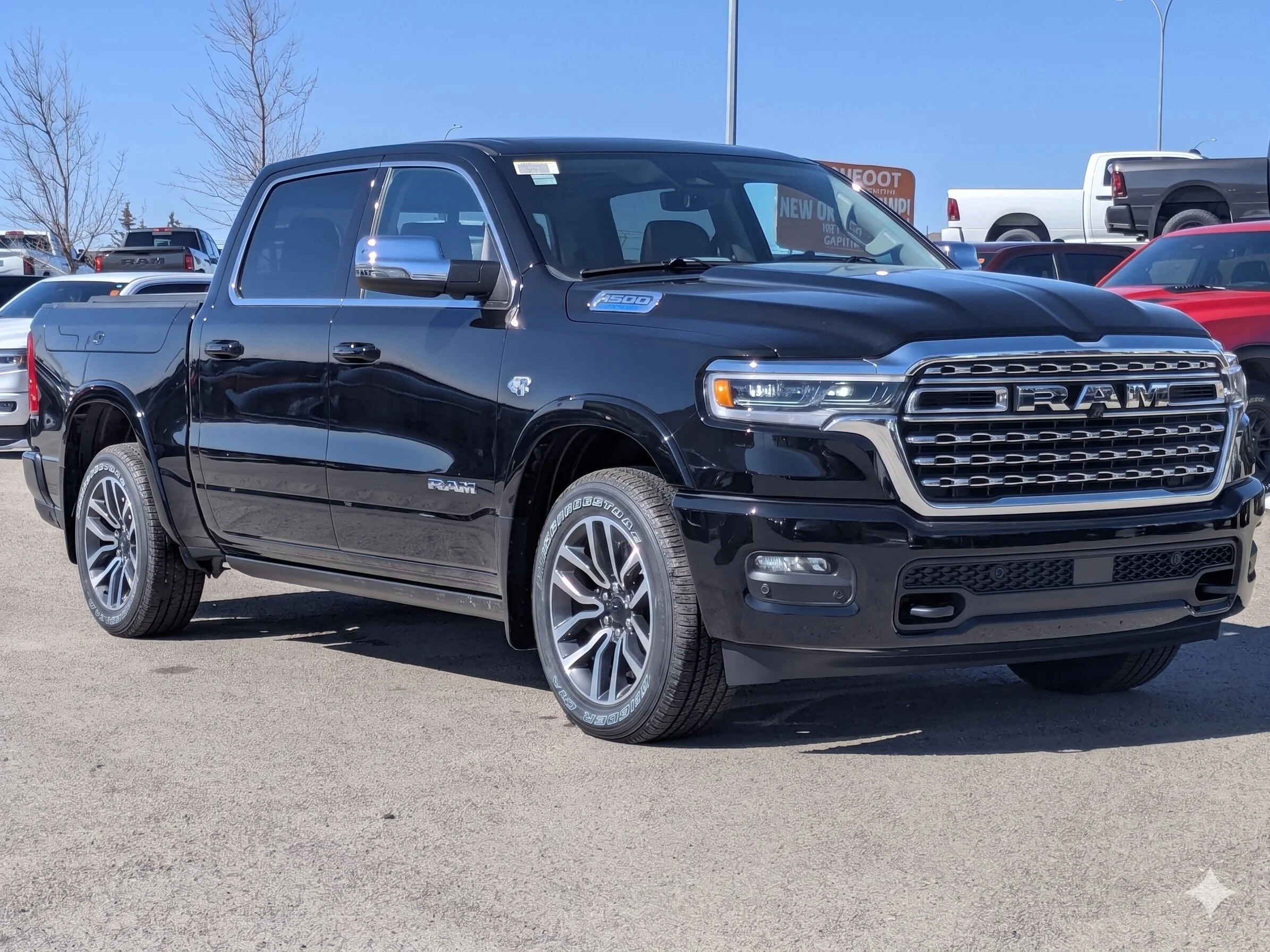 New 2026 Black RAM Limited Longhorn - - Ltd Lvl A Grp - 5.7L HEMI V8 eTorque - Pano Sunroof - RamBox Mgmt & More image 2