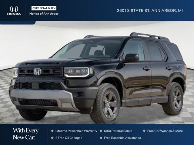 New 2026 Crystal Black Pearl Honda RTL Towing image 1