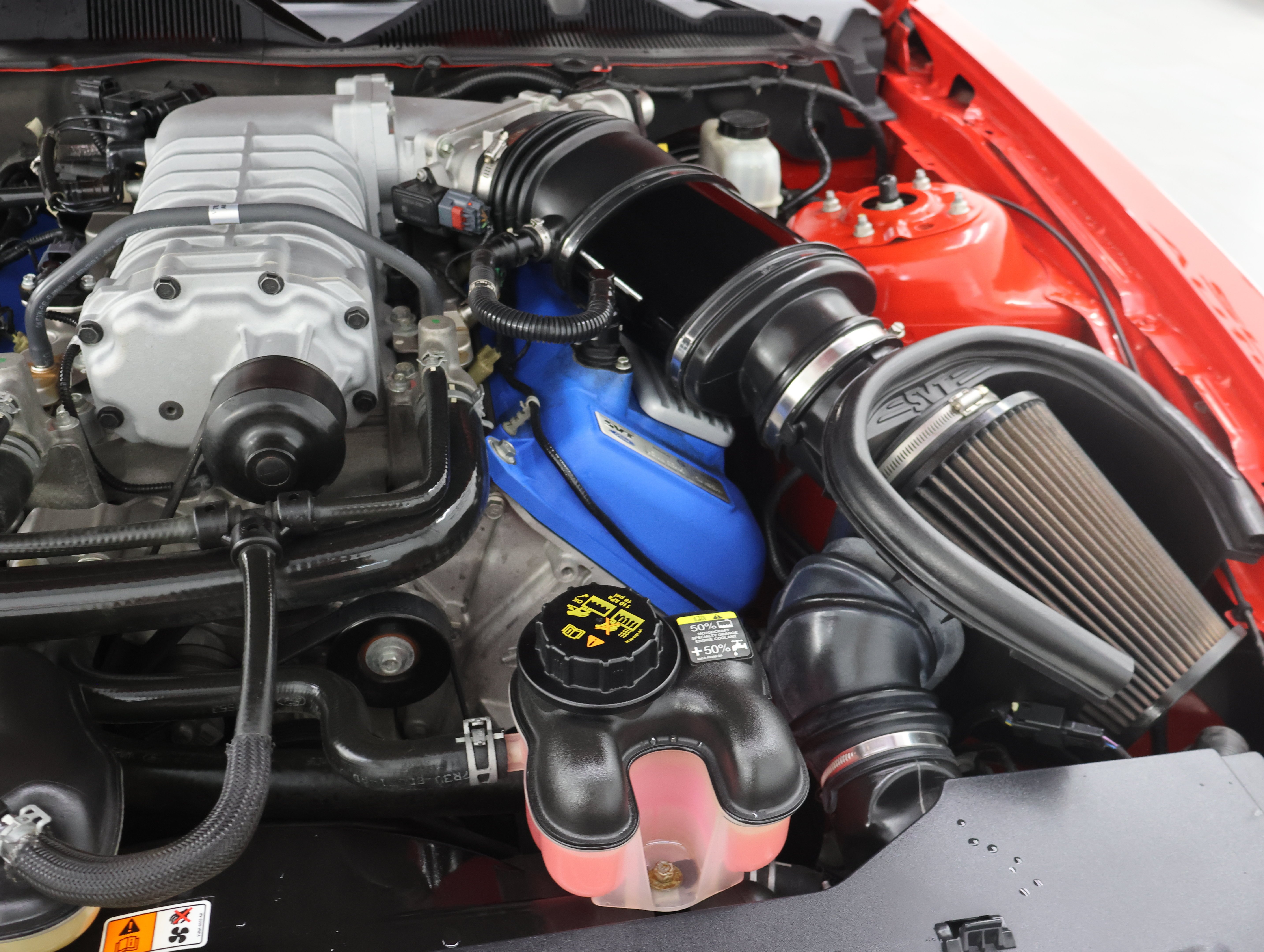 Used 2011 Race Red Ford GT500 Coupe: GT500-6 SPEED STICK-HID LIGHTS-ROUSH EXHAUST image 16