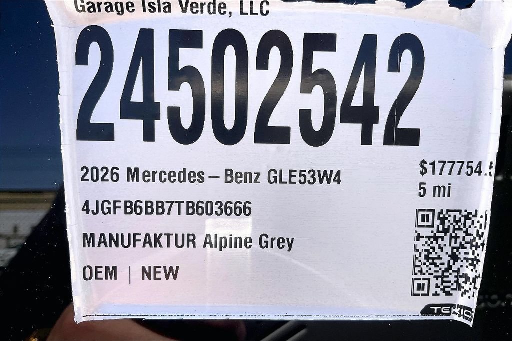 New 2026 MANUFAKTUR Alpine Grey Mercedes-Benz AMG® GLE 53 4MATIC+ SUV image 28