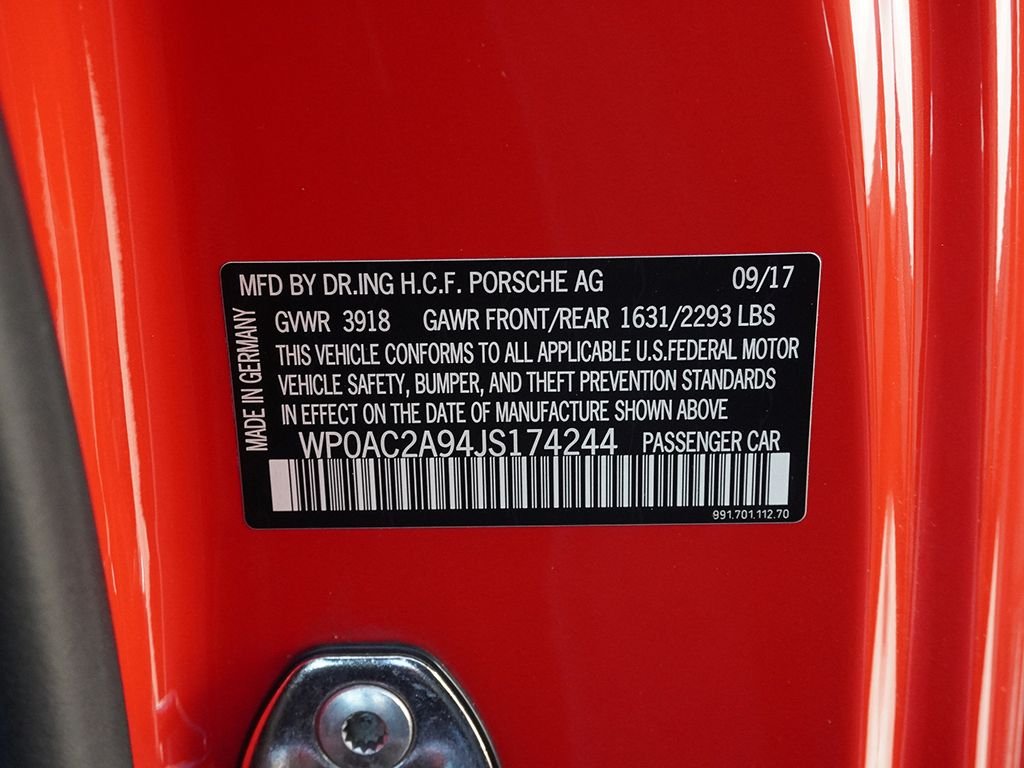 Used 2018 Red Porsche GT3 image 43
