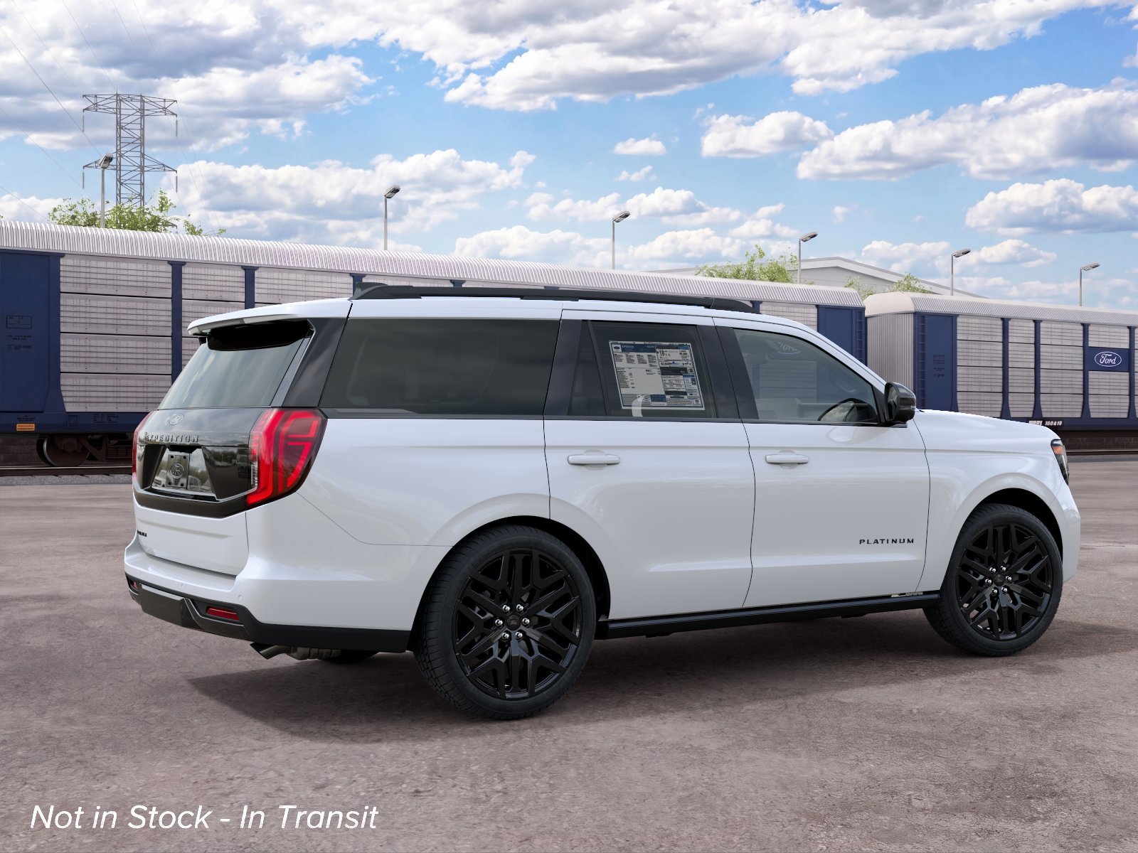 New 2027 Star White Metallic Tri-Coat Ford Platinum image 6