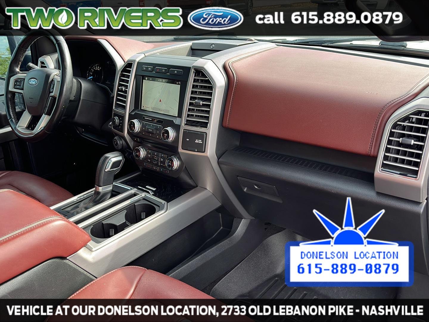 Used 2018 White Platinum Tri-Coat Metallic Ford Platinum image 49