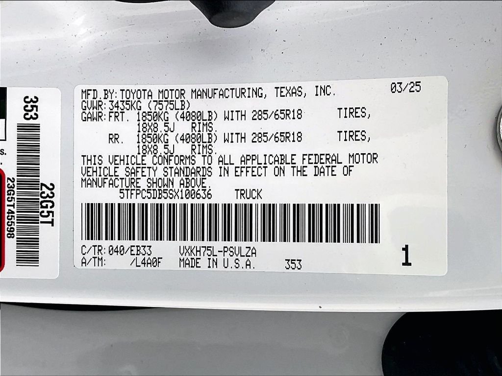 Used 2025 White Toyota TRD Pro image 33