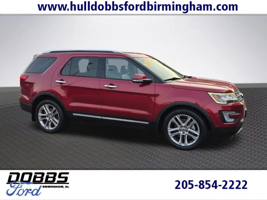 Used 2017 Ruby Red Metallic Ford Limited image 1