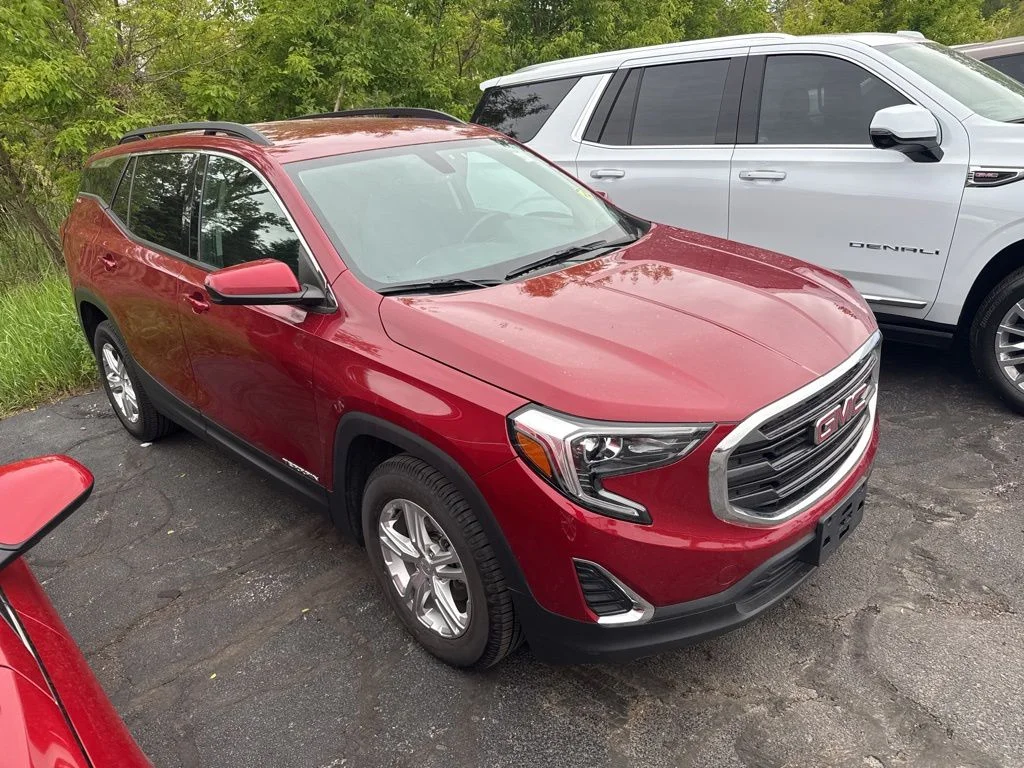Used 2018 GMC Terrain SLE with VIN 3GKALMEV8JL351741 for sale in Valparaiso, IN