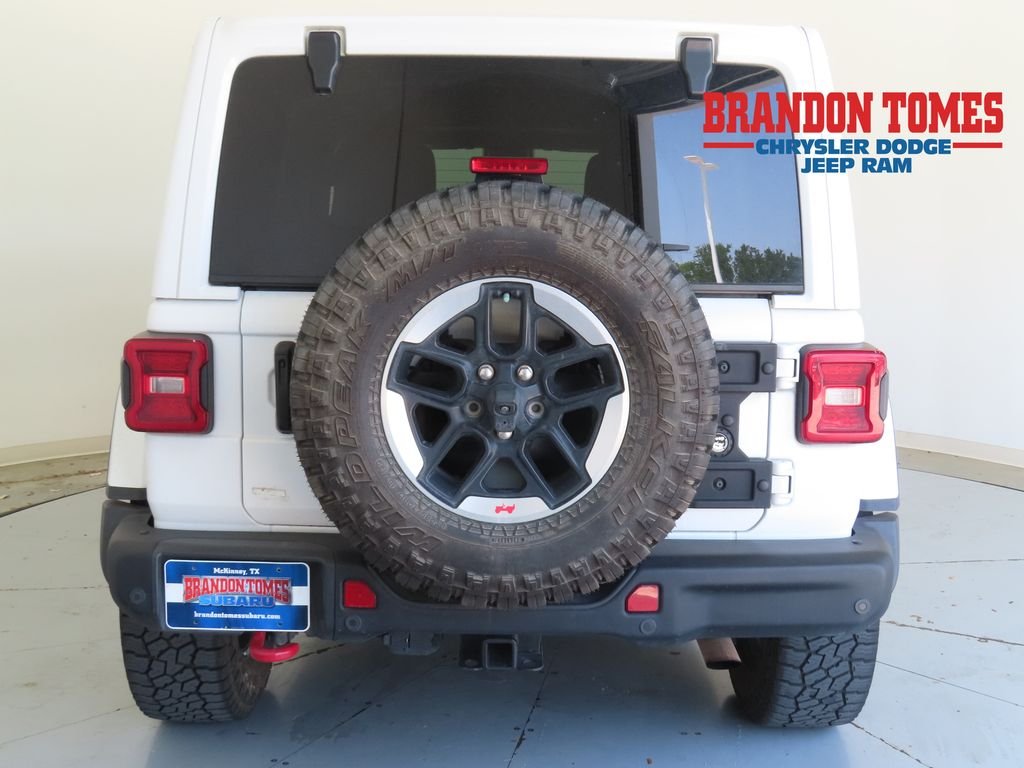 Used 2021 White Jeep Unlimited Rubicon image 4