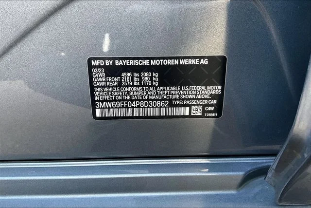 Used 2023 Skyscraper Grey Metallic BMW 330i image 30