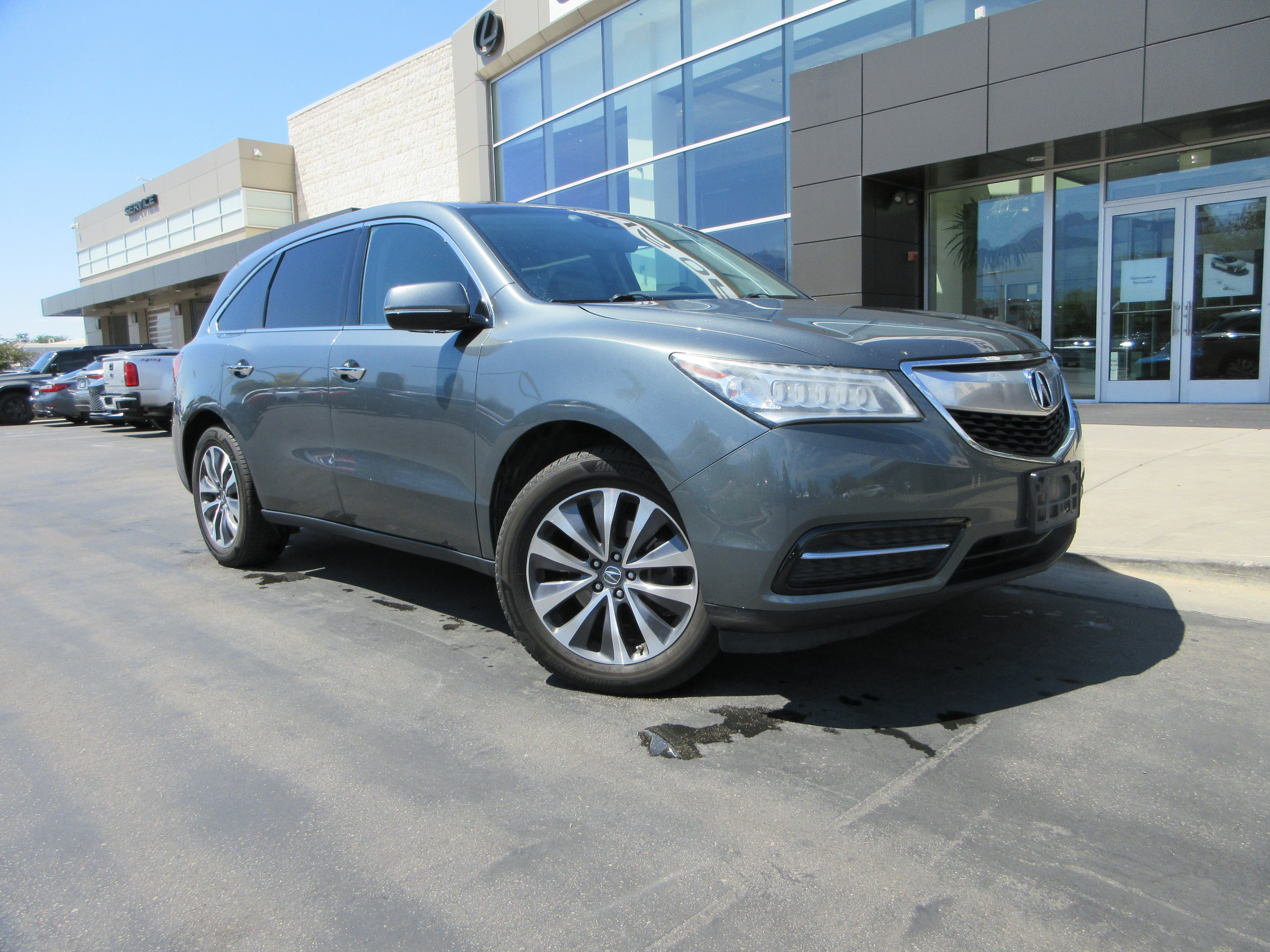 Used 2016 Forest Mist Metallic Acura w/Tech image 14