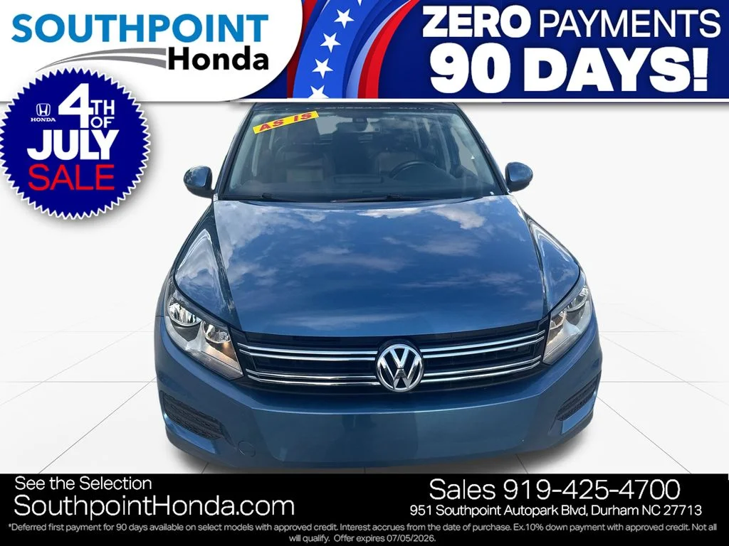 Used 2017 Volkswagen Tiguan S with VIN WVGAV7AX2HW510526 for sale in Durham, NC