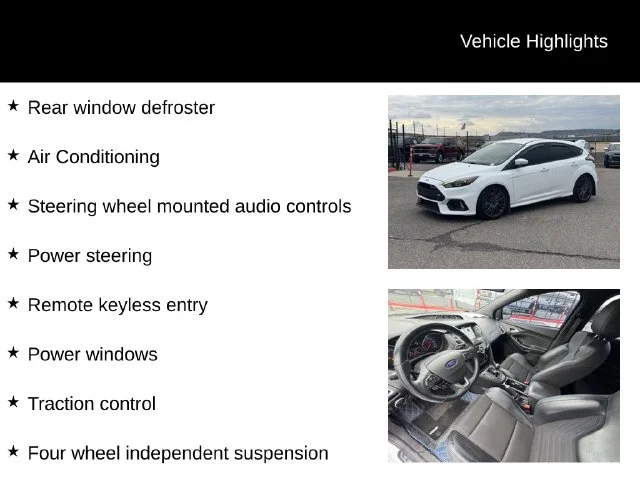 Used 2017 White Ford RS image 14
