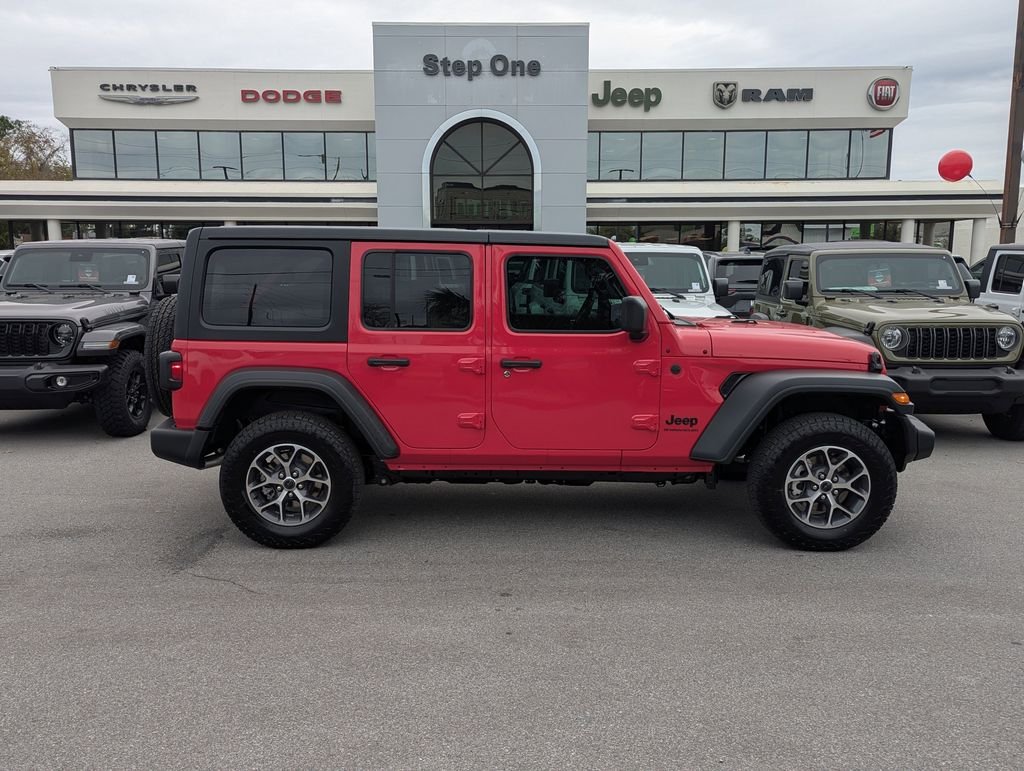 New 2026 Firecracker Red Clear-Coat Exterior Paint Jeep Sport S image 4