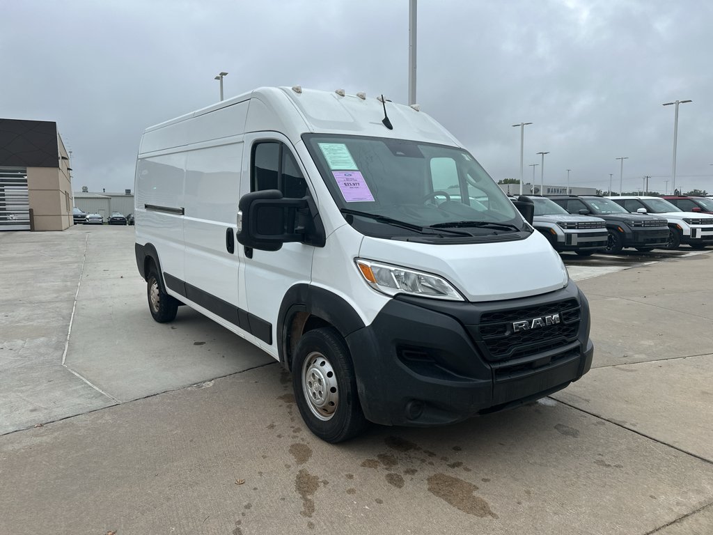 Used 2023 Bright White Clearcoat Ram High Roof 159WB image 8