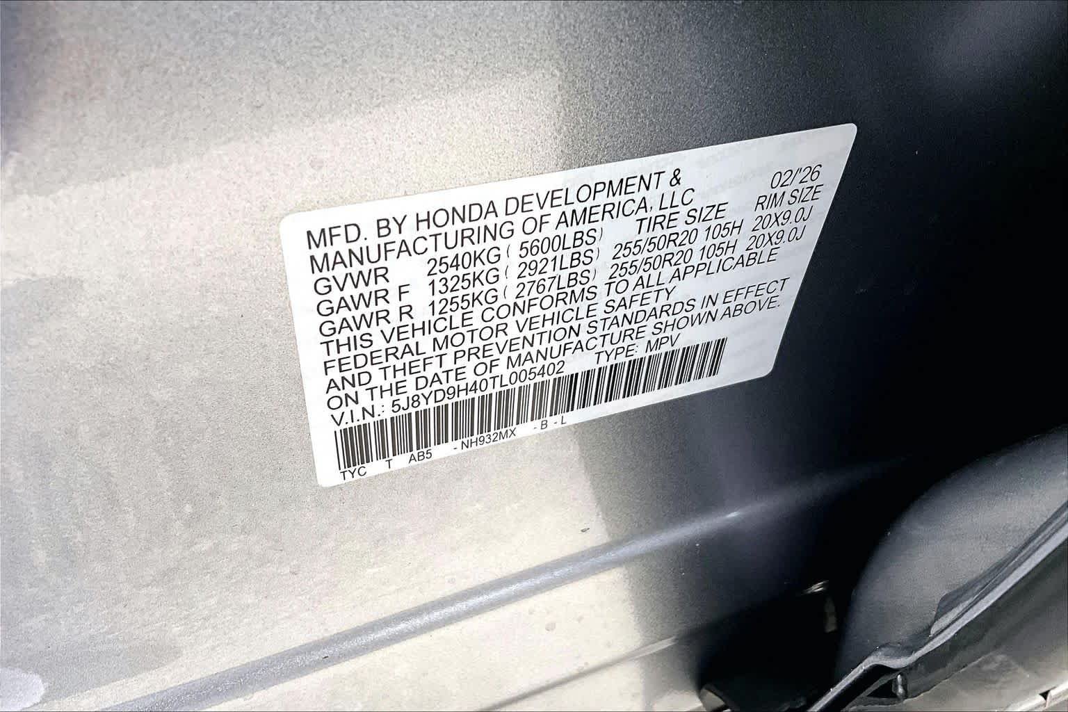 Used 2026 Solar Silver Metallic Acura w/Technology Package image 21