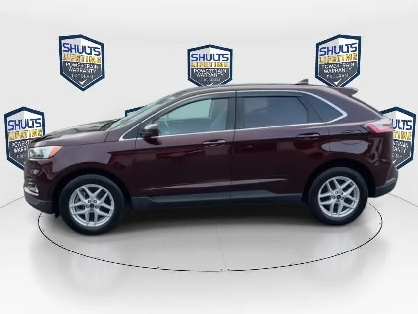 Used 2024 Burgundy Velvet Metallic Tinted Clearcoat Ford SEL image 7