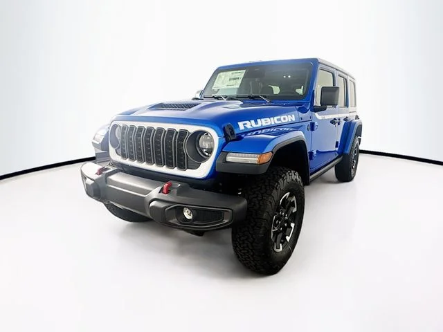 New 2026 Hydro Blue Pearl-Coat Exterior Paint Jeep Rubicon image 3