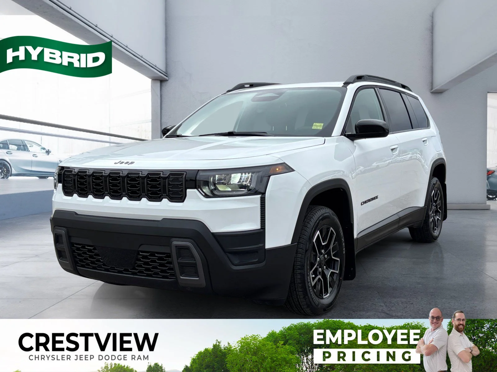 New 2026 Bright White Jeep  image 1