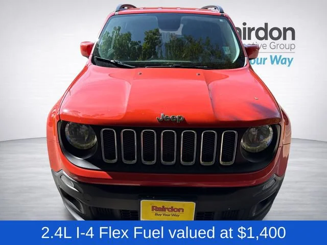 Used 2015 Omaha Orange Jeep Latitude image 2
