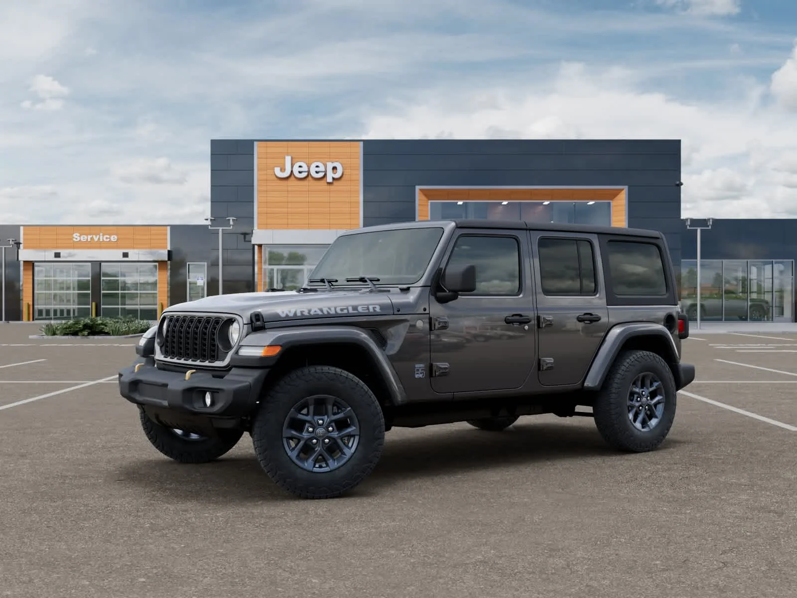 New 2026 Granite Crystal Metallic Clearcoat Jeep 85th Anniversary image 2
