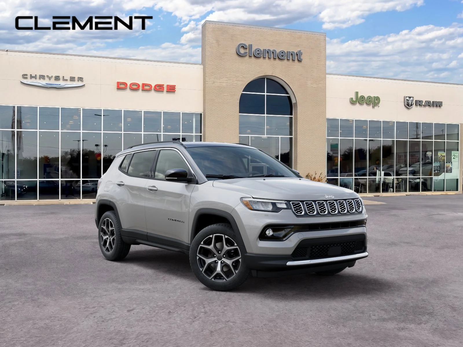 New 2026 Silver Zynith Metallic Clear-Coat Exterior Paint Jeep Limited image 6
