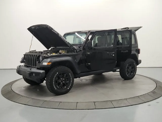 Used 2021 Black Clearcoat Jeep Unlimited Willys image 10
