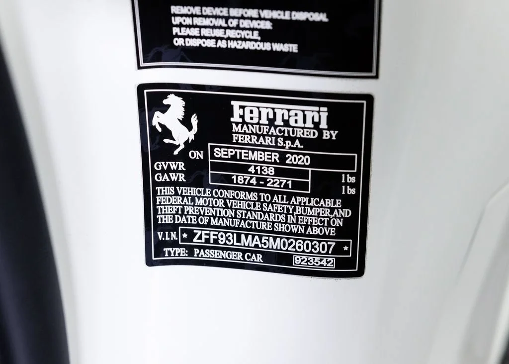 Certified Used 2021 Bianco Avus Ferrari Base image 42