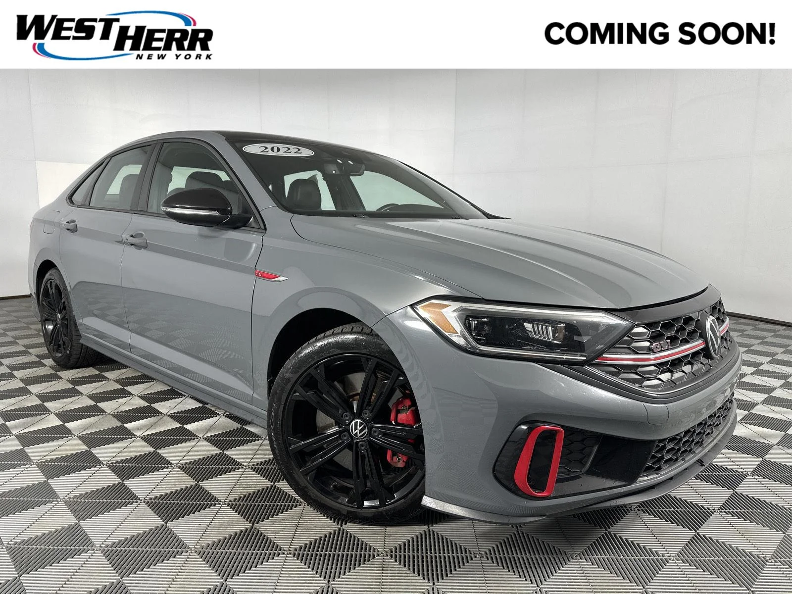 Used 2022 Pure Gray w/Black Roof Volkswagen Autobahn image 1
