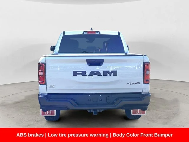 New 2026 Bright White Clearcoat Ram TRADESMAN CREW CAB 4X4 5