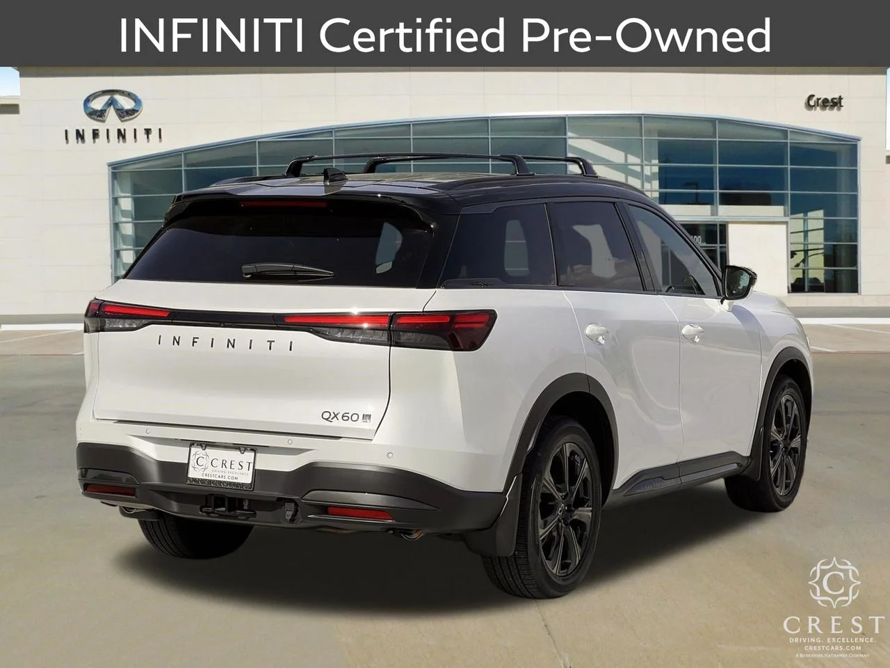 Certified Used 2027 Radiant White Black Obsidian INFINITI AUTOGRAPH image 3