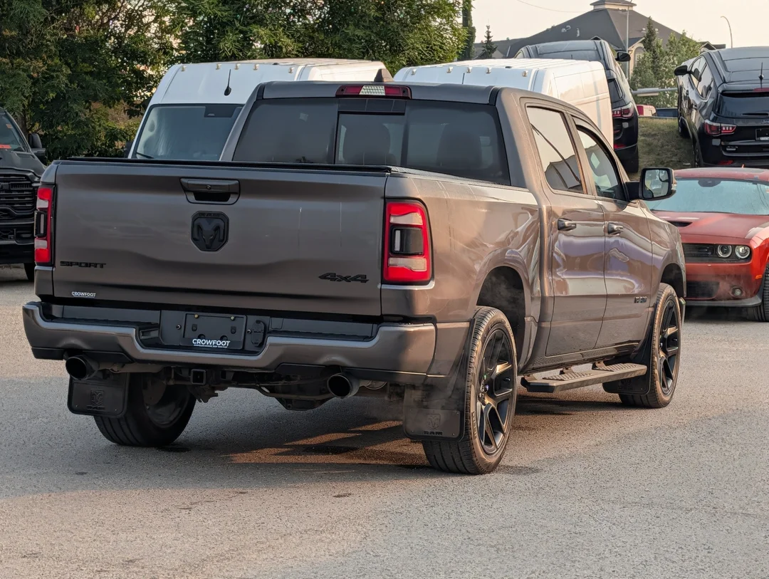 Certified Used 2023 Grey RAM Sport - - 4x4 - Sport Hood - 22 Forged Wheels - Trailer Hitch & Power Pedals & More! image 8