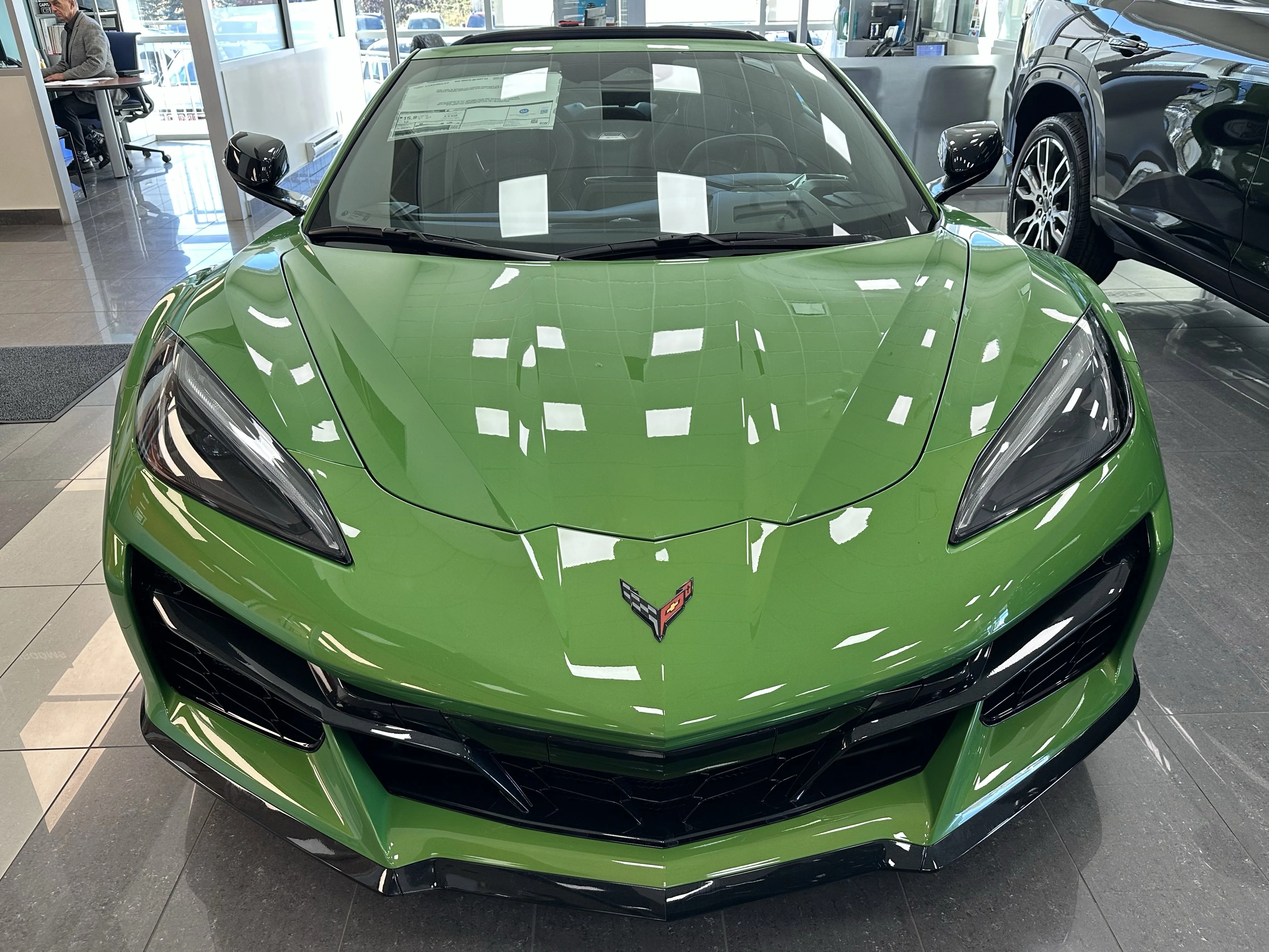 New 2026 Roswell Green Metallic Chevrolet 2LZ Z06 image 2