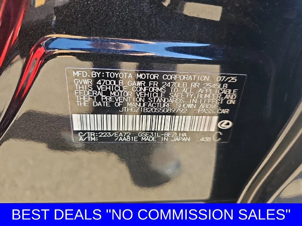 Used 2025 Black Lexus 350 F SPORT image 40
