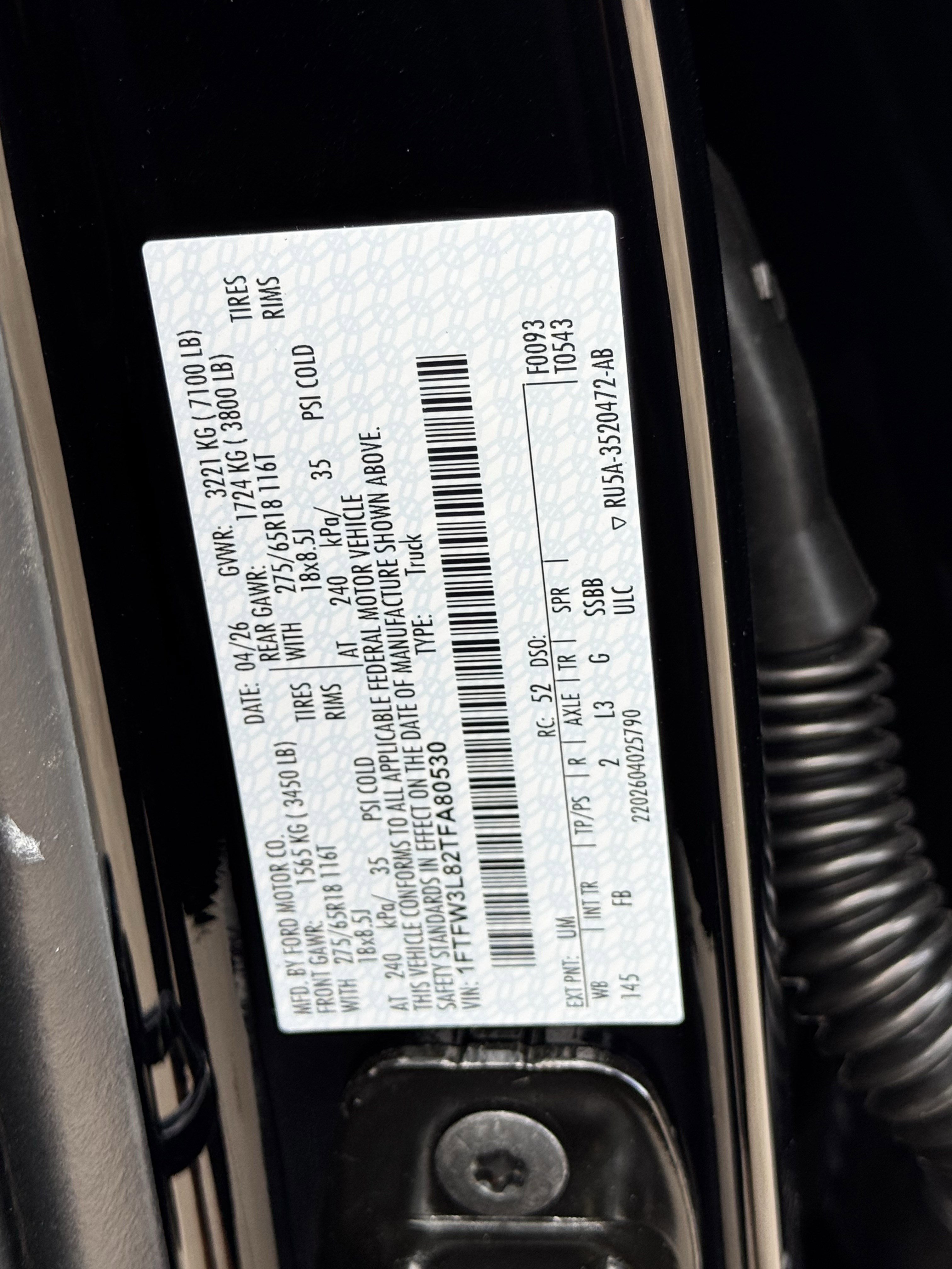 New 2026 Agate Black Metallic Ford XLT image 21