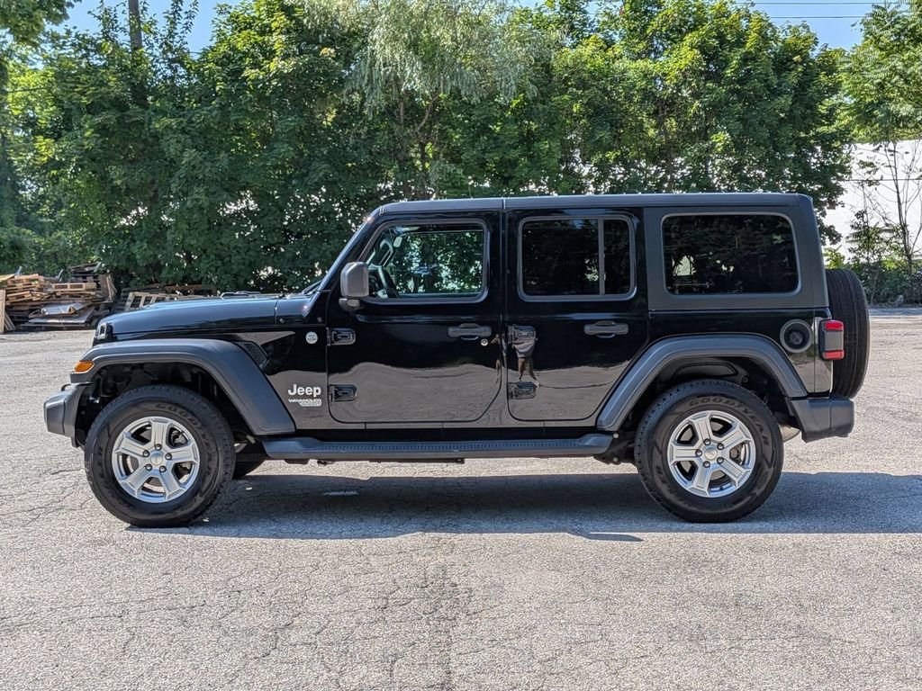 Certified Used 2020 Black Jeep Unlimited Sport S image 8