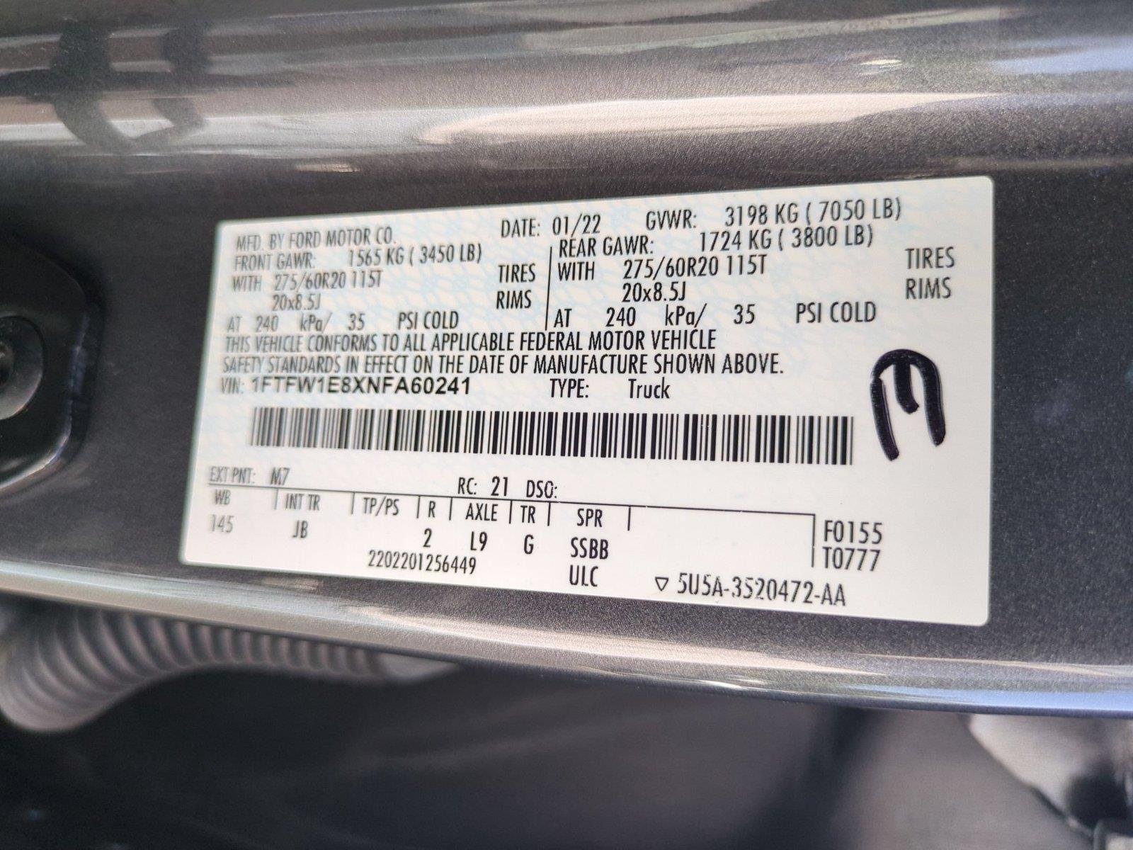 Used 2022 Carbonized Gray Metallic Ford XL image 39