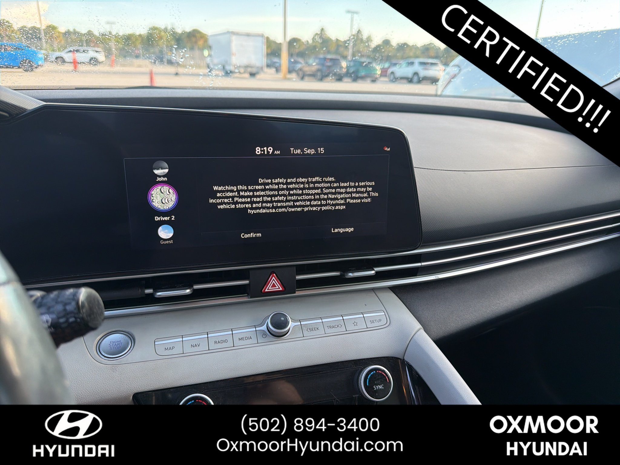 Certified Used 2023 Fluid Metal Hyundai Limited image 7