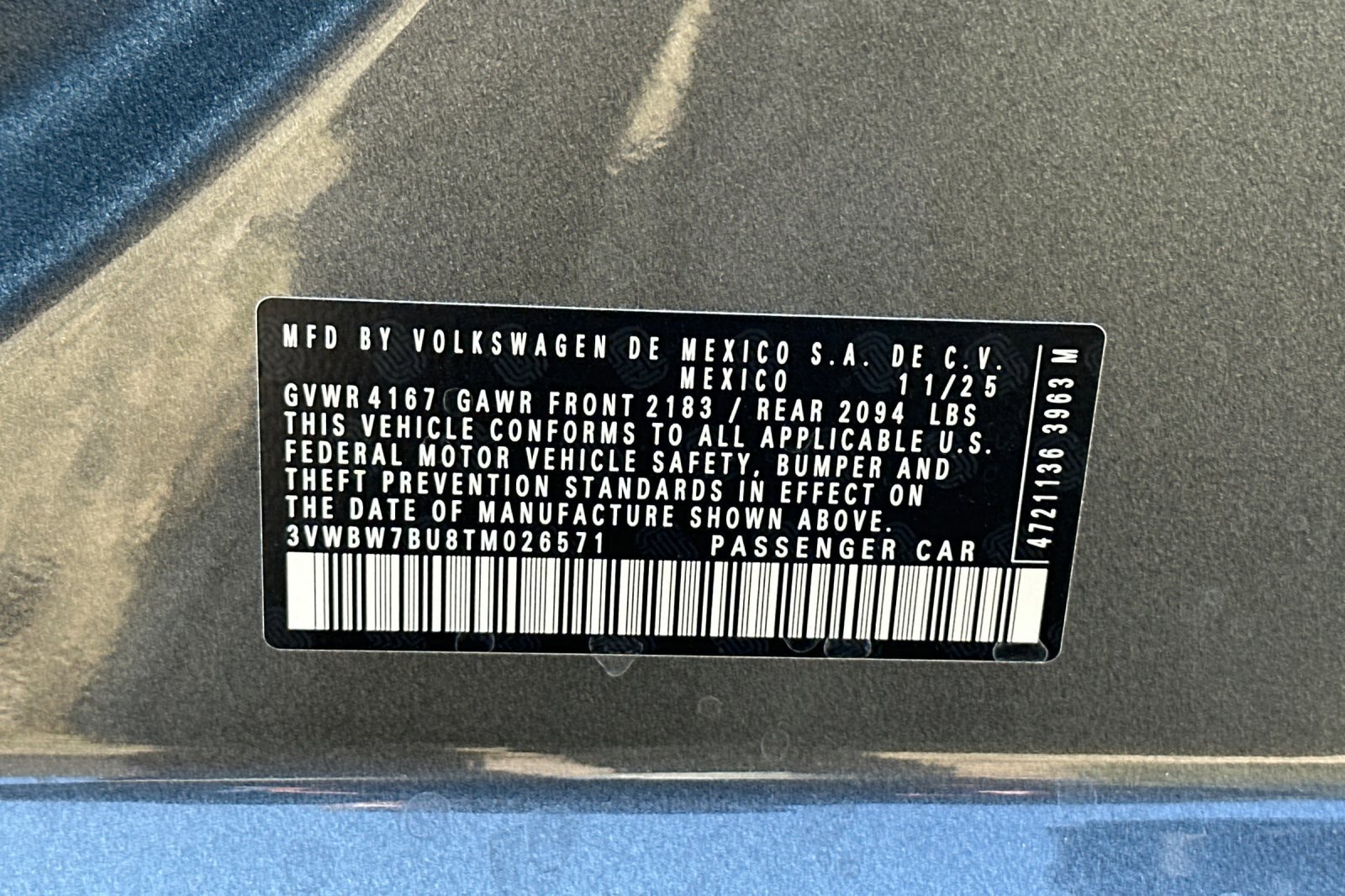 New 2026 Platinum Gray Metallic Volkswagen Sport image 25