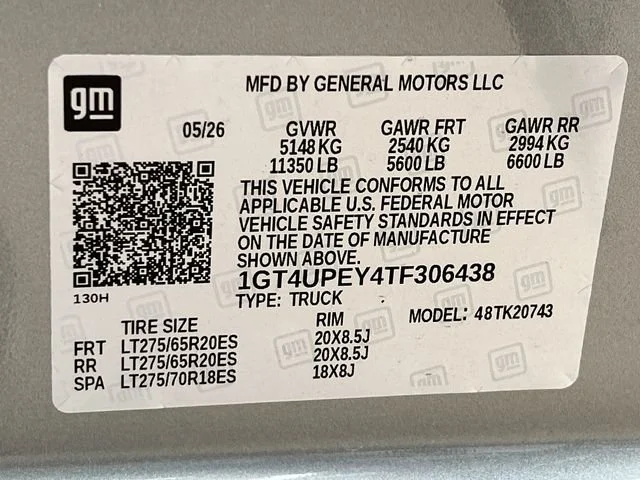New 2026 Sterling Metallic GMC AT4 image 20