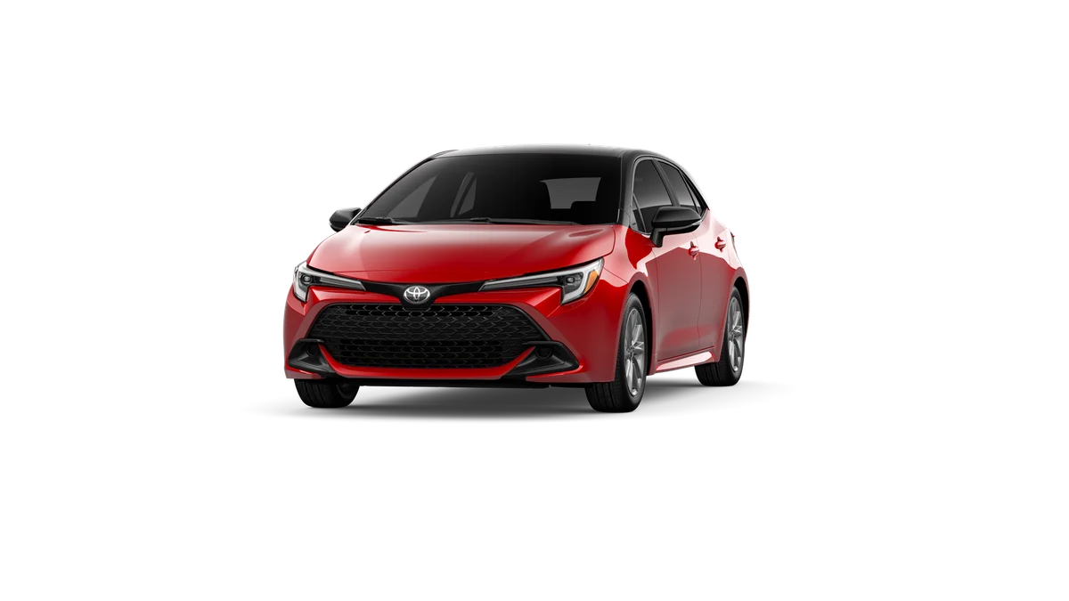 New 2027 Finish Line Red with Black roof Toyota SE image 18