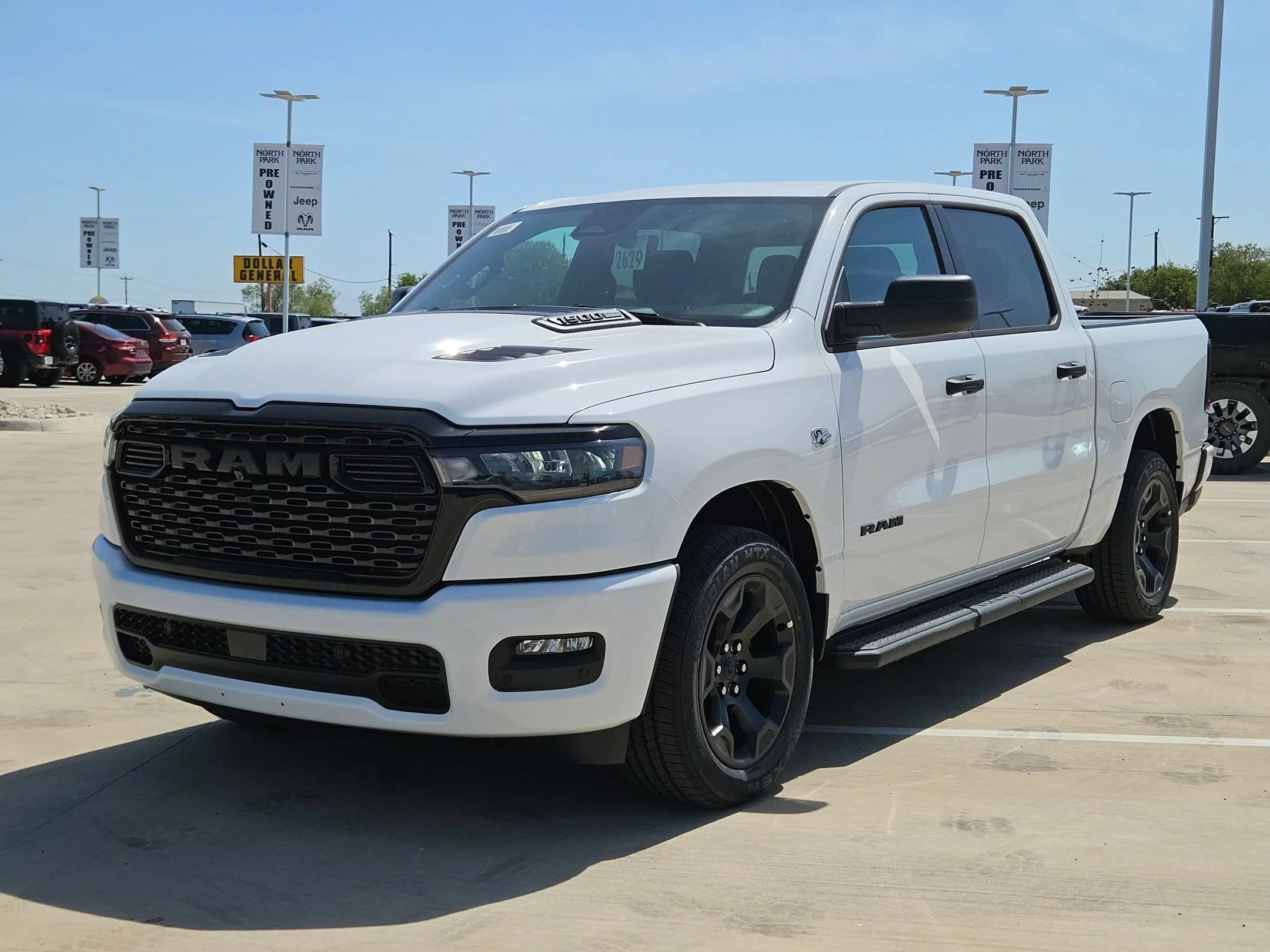 New 2026 Bright White Clearcoat RAM Black Express image 7
