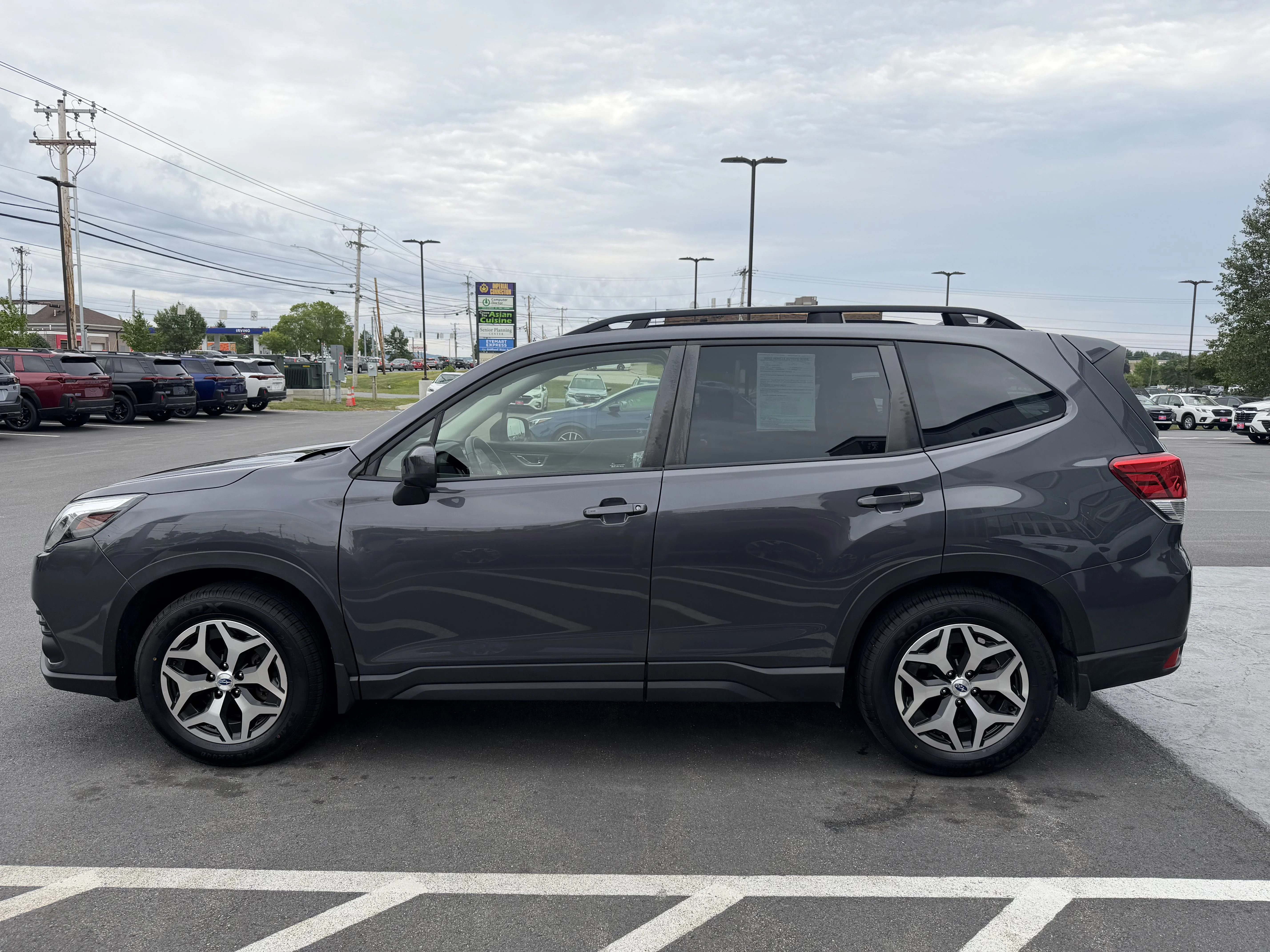 Used 2023 Magnetite Gray Metallic Subaru Premium image 2