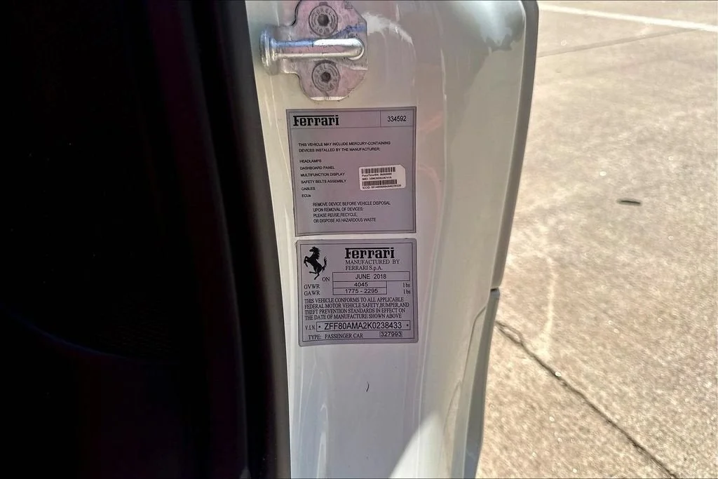 Certified Used 2019 Bianco Avus Ferrari  image 17