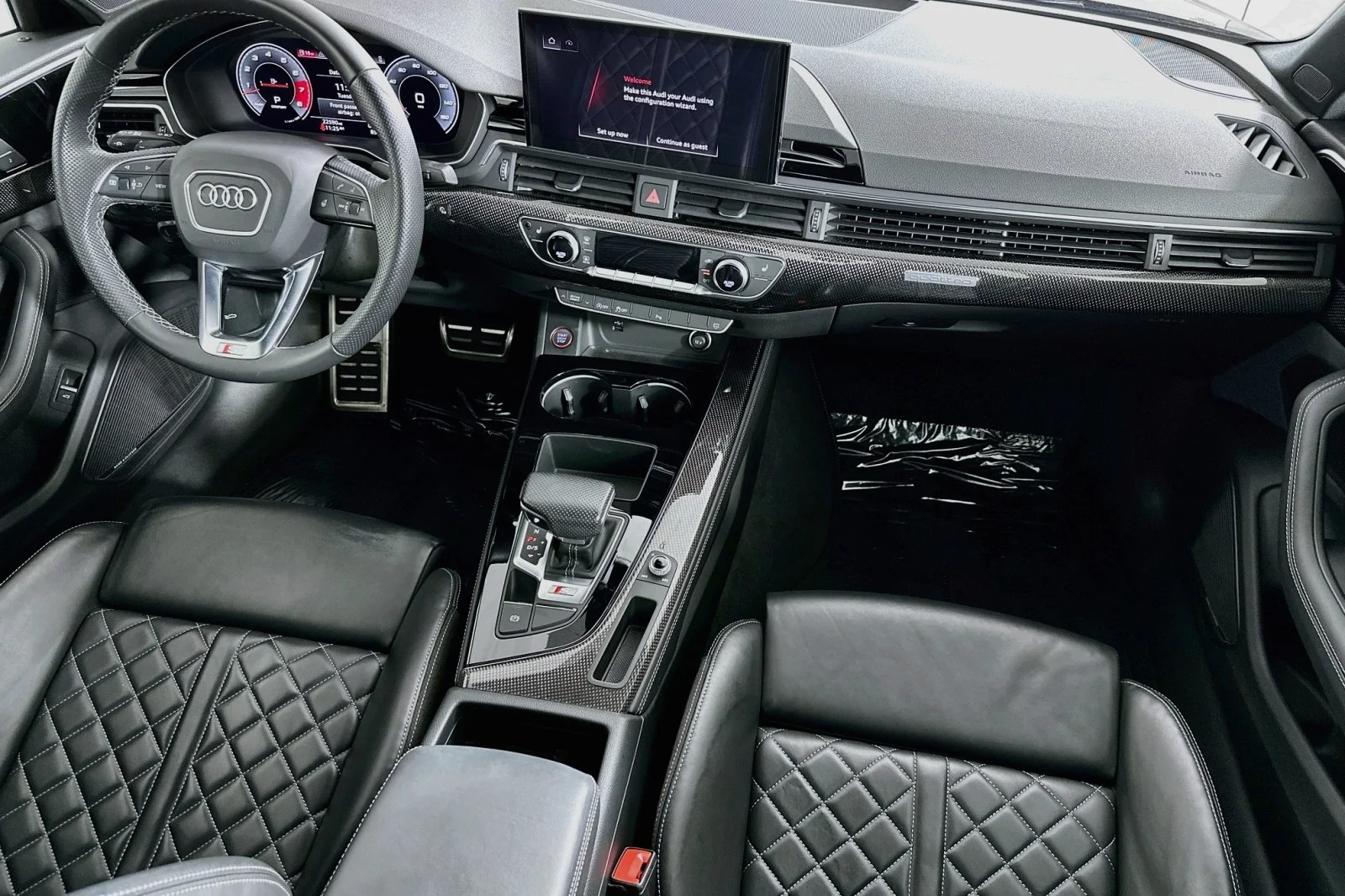 Used 2023 Mythos Black Metallic Audi Premium Plus image 6