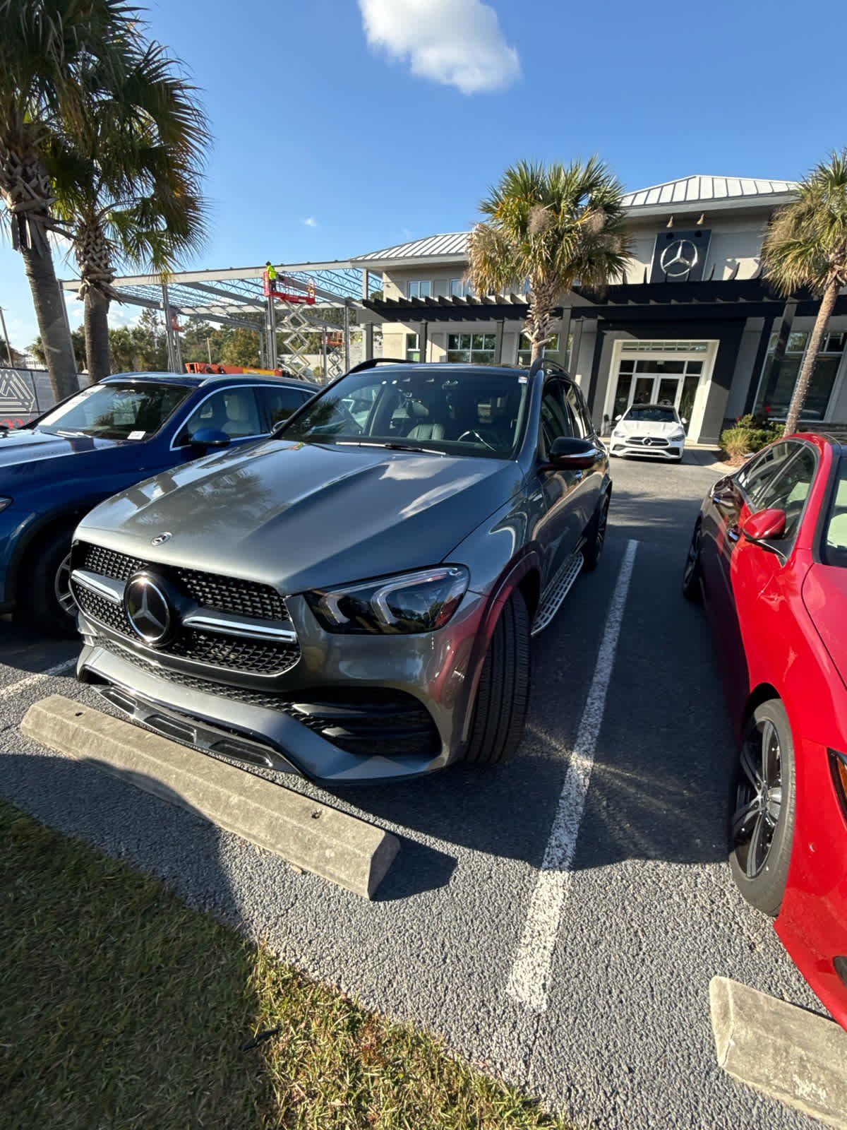 Certified Used 2022 Selenite Grey Metallic Mercedes-Benz GLE 450 image 2