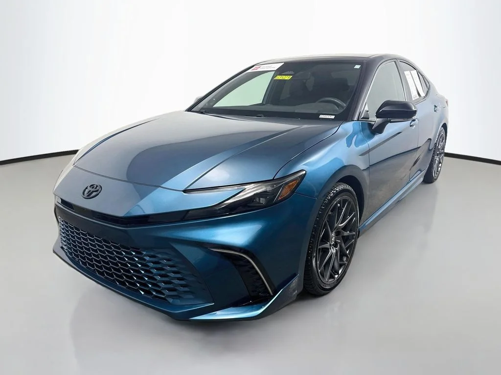 Certified Used 2025 Blu Toyota XSE image 3