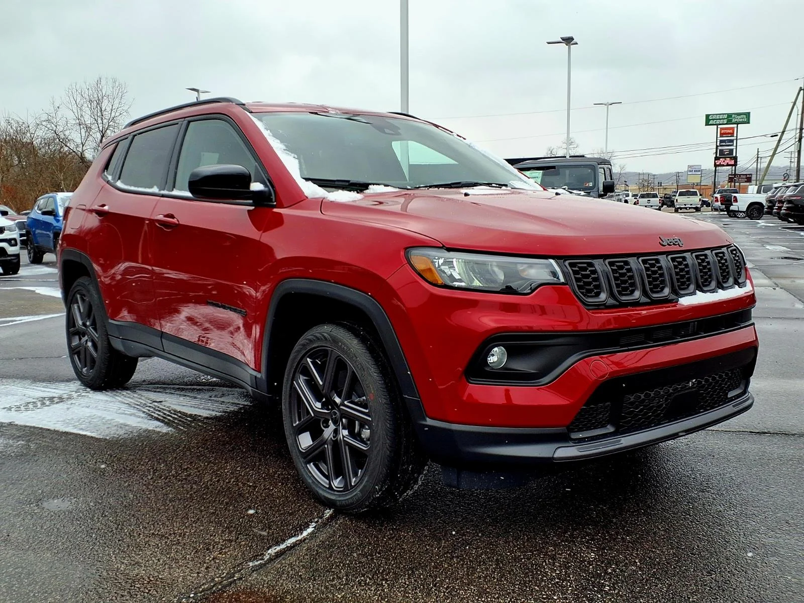 New 2026 Red Hot Pearl-Coat Exterior Paint Jeep Latitude image 1