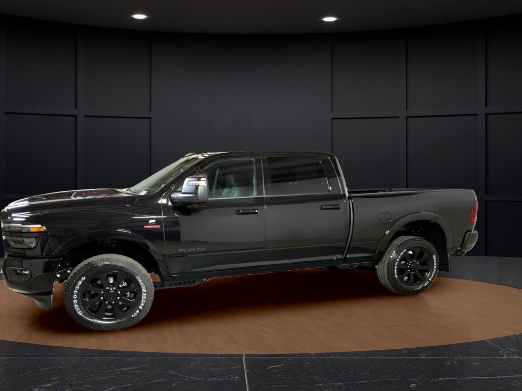 New 2027 Diamond Black Crystal Pearl-Coat Exterior Paint RAM Laramie image 2