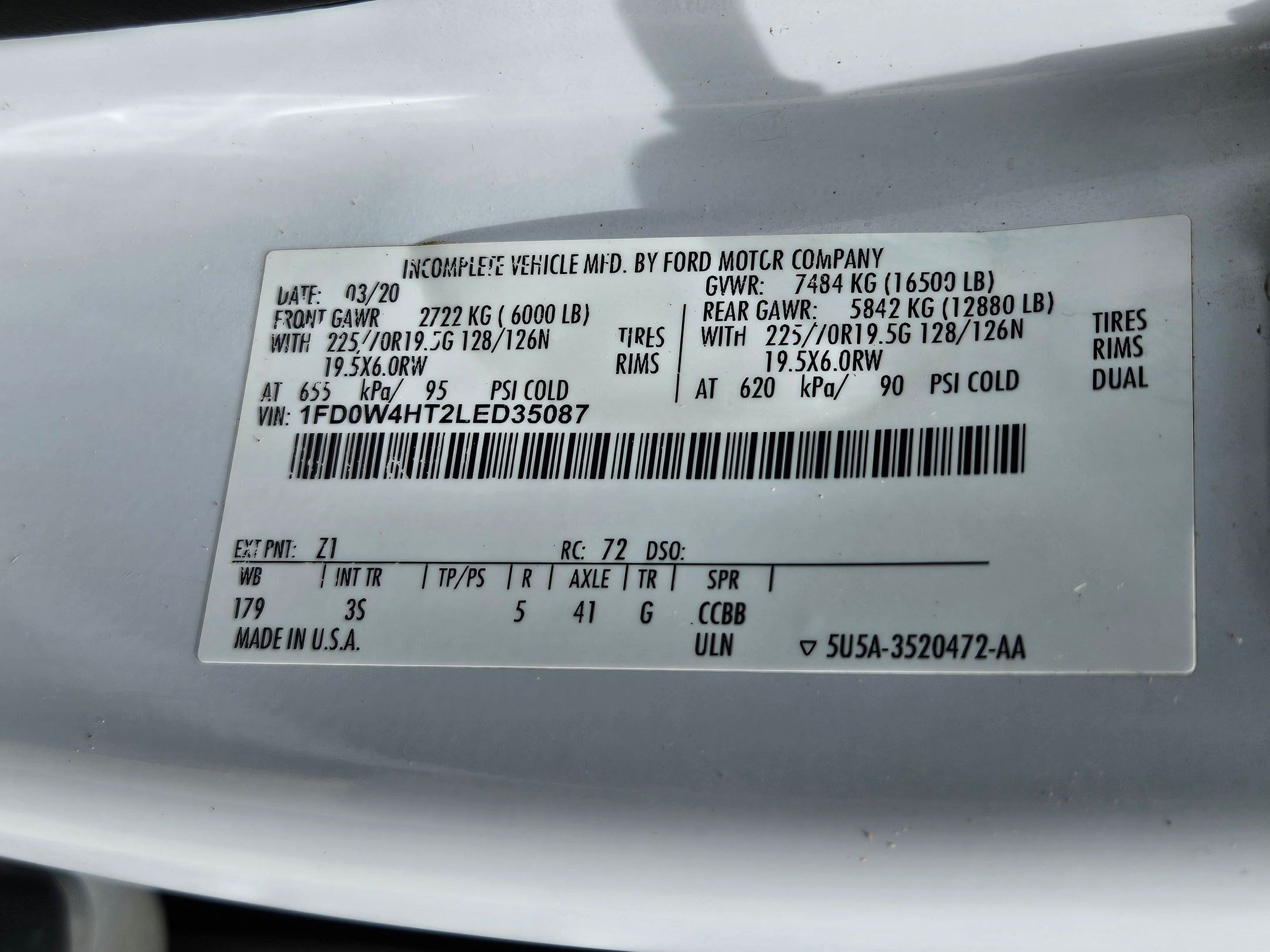 Used 2020 Oxford White Ford XLT image 26