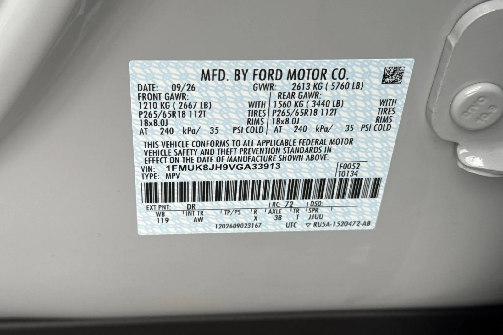 New 2027 Avalanche Gray Ford Tremor® image 34
